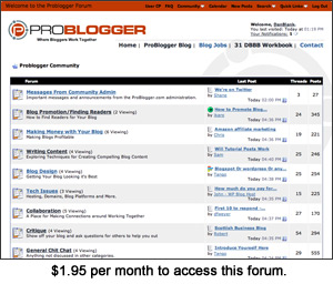 Problogger Community Forum